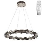 LED design mennyezeti lámpa 40W, 2600 lm, 3000K-6500K, Ø600 mm, króm - J6327/CH