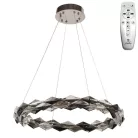 LED design mennyezeti lámpa 40W, 2600 lm, 3000K-6500K, Ø600 mm, króm - J6327/CH