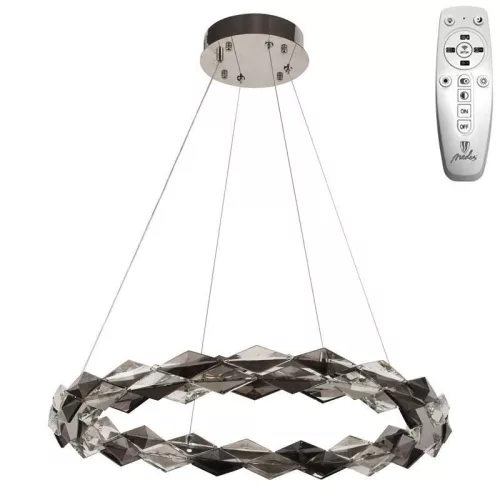 LED design mennyezeti lámpa 40W, 2600 lm, 3000K-6500K, Ø600 mm, króm - J6327/CH