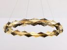 LED design mennyezeti lámpa 40W, 2600 lm, 3000K-6500K, Ø600 mm, króm - J6327/CH