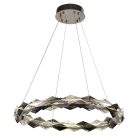 LED design mennyezeti lámpa 40W, 2600 lm, 3000K-6500K, Ø600 mm, króm - J6327/CH