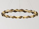 LED design mennyezeti lámpa 55W, 3700 lm, 3000K-6500K, Ø800 mm, fém/kristály - J6328/CH
