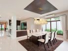 LED design mennyezeti lámpa 90W, 7300 lm, 3000K-6500K, Ø800 mm, fém/kristály - J6334/C