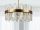 LED design mennyezeti lámpa 80W, 5300 lm, 3000K-6500K, Ø600 mm, fém/kristály - J6335/C