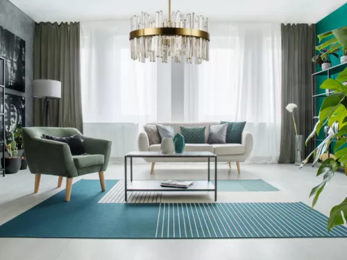 LED design mennyezeti lámpa 80W, 5300 lm, 3000K-6500K, Ø600 mm, fém/kristály - J6335/C