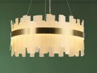 LED design mennyezeti lámpa 40W, 2700 lm, 3000K-6500K, Ø600 mm, fém/kristály - J6338/C