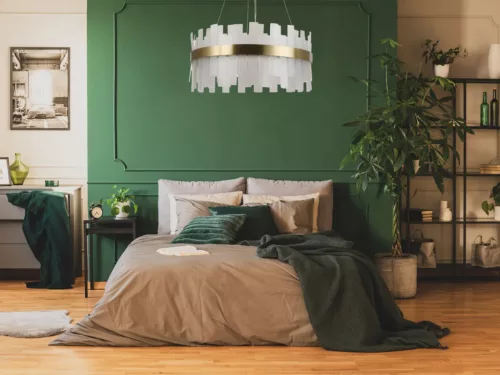 LED design mennyezeti lámpa 40W, 2700 lm, 3000K-6500K, Ø600 mm, fém/kristály - J6338/C