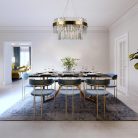 LED design mennyezeti lámpa, 80W, 5300 lm, 3000-6500K, Ø600 mm - J6339/C