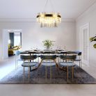 LED design mennyezeti lámpa, 80W, 5300 lm, 3000-6500K, Ø600 mm - J6339/C