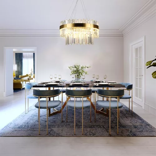 LED design mennyezeti lámpa, 80W, 5300 lm, 3000-6500K, Ø600 mm - J6339/C