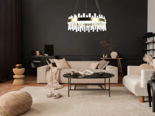 LED design mennyezeti lámpa, 80W, 5300 lm, 3000-6500K, Ø600 mm - J6342/C