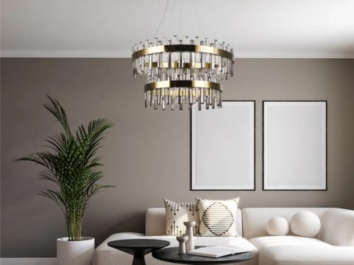 LED design mennyezeti lámpa, 80W, 5300 lm, 3000-6500K, Ø600 mm - J6343/C
