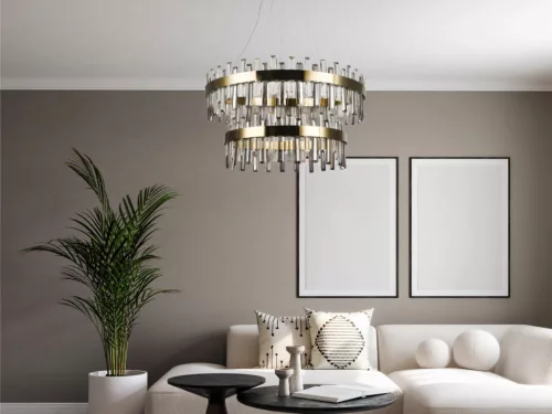 LED design mennyezeti lámpa, 80W, 5300 lm, 3000-6500K, Ø600 mm - J6343/C