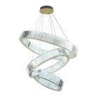 LED design függőlámpa, 115W, 7600 lm, 3000-6500K, 400+600+800 mm - J6347/GCH