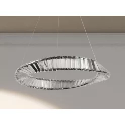   LED design mennyezeti lámpa, 40W, 2600 lm, 3000-6500K, Ø600 mm - J6349/CH