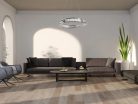 LED design mennyezeti lámpa, 40W, 2600 lm, 3000-6500K, Ø600 mm - J6349/CH