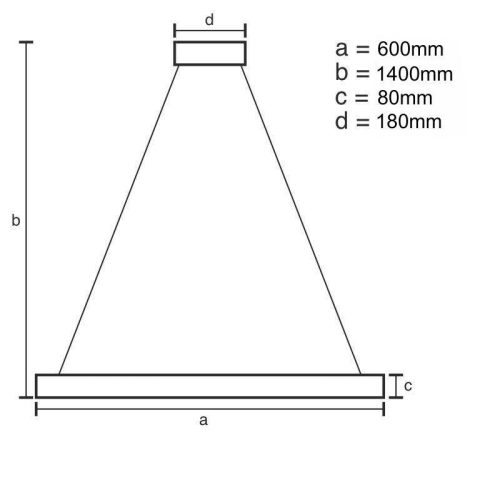LED design mennyezeti lámpa, 40W, 2600 lm, 3000-6500K, Ø600 mm - J6349/CH