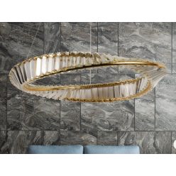   LED design mennyezeti lámpa, 40W, 2600 lm, 3000-6500K, Ø600 mm - J6349/GCH