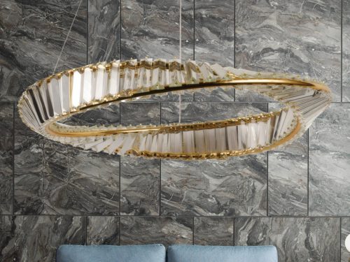 LED design mennyezeti lámpa, 40W, 2600 lm, 3000-6500K, Ø600 mm - J6349/GCH