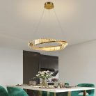 LED design mennyezeti lámpa, 40W, 2600 lm, 3000-6500K, Ø600 mm - J6349/GCH