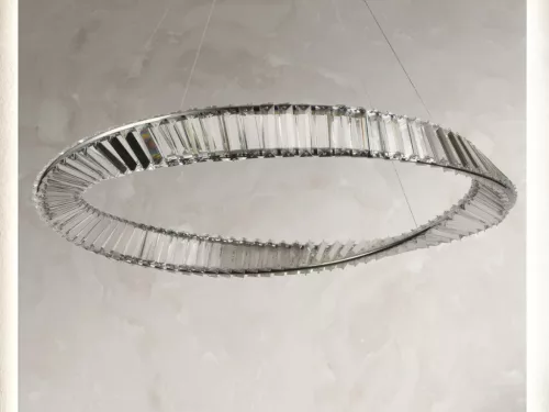 LED design mennyezeti lámpa, 50W, 3400 lm, 3000-6500K, Ø800 mm - J6350/CH