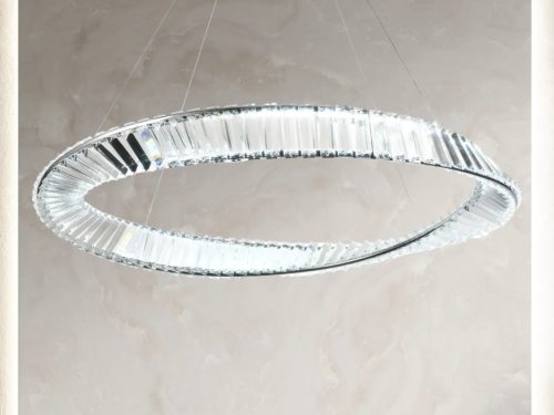 LED design mennyezeti lámpa, 50W, 3400 lm, 3000-6500K, Ø800 mm - J6350/CH
