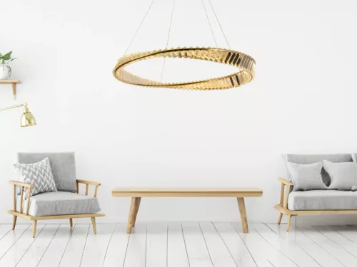 LED design mennyezeti lámpa, 50W, 3400 lm, 3000-6500K, Ø800 mm - J6350/GCH