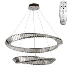 LED design mennyezeti lámpa, 90W, 6000 lm, 3000-6500K, Ø600+800 mm - J6351/CH