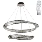 LED design mennyezeti lámpa, 90W, 6000 lm, 3000-6500K, Ø600+800 mm - J6351/CH