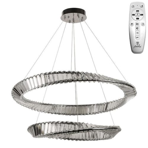 LED design mennyezeti lámpa, 90W, 6000 lm, 3000-6500K, Ø600+800 mm - J6351/CH