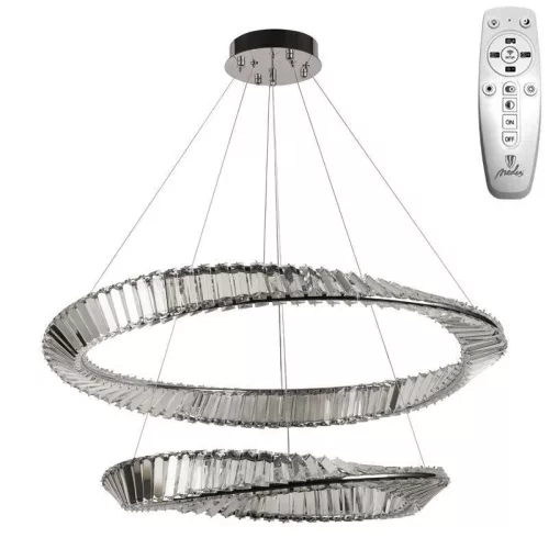 LED design mennyezeti lámpa, 90W, 6000 lm, 3000-6500K, Ø600+800 mm - J6351/CH