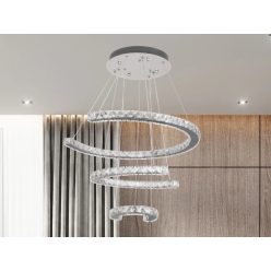   LED design mennyezeti lámpa 100W, 6500 lm, 3000K-6500K, SMART vezérlés, IP20 - J6356/CH
