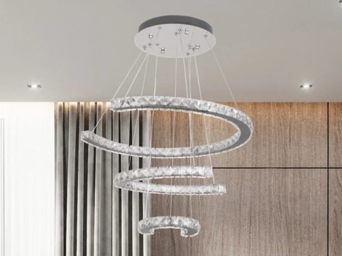 LED design mennyezeti lámpa 100W, 6500 lm, 3000K-6500K, SMART vezérlés, IP20 - J6356/CH