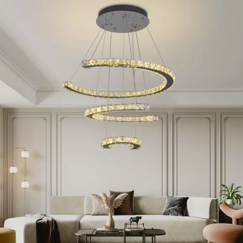 LED design mennyezeti lámpa 100W, 6500 lm, 3000K-6500K, SMART vezérlés, IP20 - J6356/CH