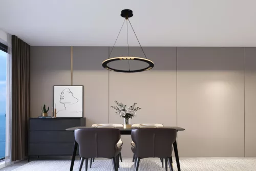 LED design mennyezeti lámpa 40W, 600mm, 2400 lm, 3000K-6500K, dimmelhető, IP20 - J7300/B