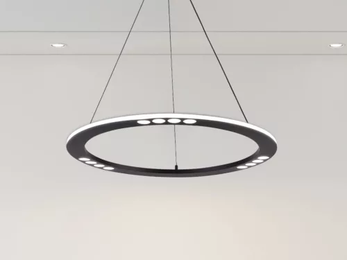 LED design mennyezeti lámpa 40W, 600mm, 2400 lm, 3000K-6500K, dimmelhető, IP20 - J7300/B