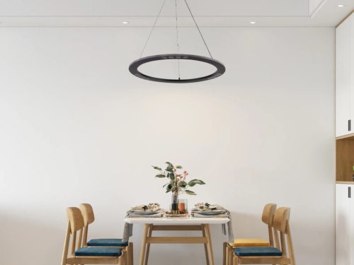 LED design mennyezeti lámpa 40W, 600mm, 2400 lm, 3000K-6500K, dimmelhető, IP20 - J7300/B