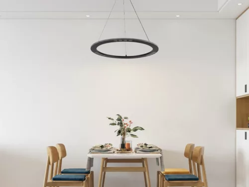 LED design mennyezeti lámpa 40W, 600mm, 2400 lm, 3000K-6500K, dimmelhető, IP20 - J7300/B