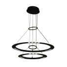LED design mennyezeti lámpa 65W, 400+600mm, 3900 lm, 3000K-6500K, dimmelhető, IP20 - J7301/B