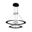 LED design mennyezeti lámpa 65W, 400+600mm, 3900 lm, 3000K-6500K, dimmelhető, IP20 - J7301/B