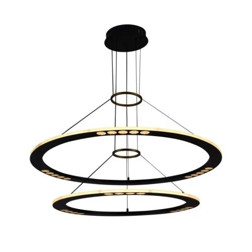 LED design mennyezeti lámpa 90W, 600+800mm, 5400 lm, 3000K-6500K, dimmelhető, IP20 - J7302/B
