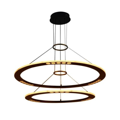 LED design mennyezeti lámpa 90W, 600+800mm, 5400 lm, 3000K-6500K, dimmelhető, IP20 - J7302/B