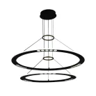 LED design mennyezeti lámpa 90W, 600+800mm, 5400 lm, 3000K-6500K, dimmelhető, IP20 - J7302/B