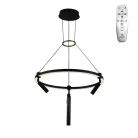 LED mennyezeti lámpa 85W, 7650 lm, 3000K-6500K állítható, dimmelhető, IP20, fém-akril J7303/B