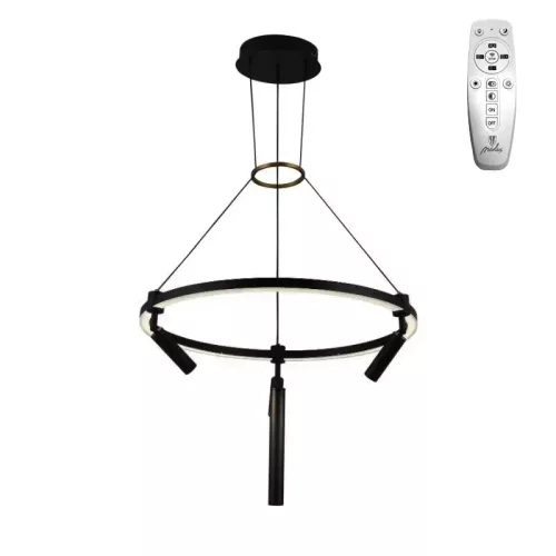 LED mennyezeti lámpa 85W, 7650 lm, 3000K-6500K állítható, dimmelhető, IP20, fém-akril J7303/B