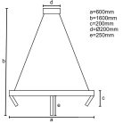 LED mennyezeti lámpa 85W, 7650 lm, 3000K-6500K állítható, dimmelhető, IP20, fém-akril J7303/B
