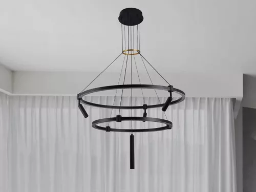 LED mennyezeti lámpa 140W, 12600 lm, 3000-6500K állítható, dimmelhető, IP20, fém-akril J7304/B