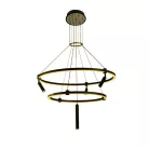 LED mennyezeti lámpa 140W, 12600 lm, 3000-6500K állítható, dimmelhető, IP20, fém-akril J7304/B