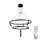 LED mennyezeti lámpa 140W, 12600 lm, 3000-6500K állítható, dimmelhető, IP20, fém-akril J7304/B