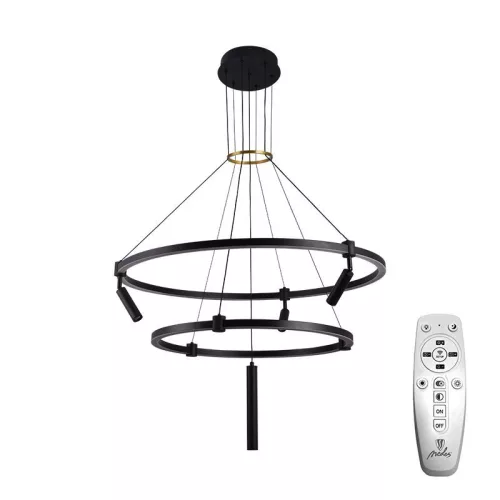 LED mennyezeti lámpa 140W, 12600 lm, 3000-6500K állítható, dimmelhető, IP20, fém-akril J7304/B